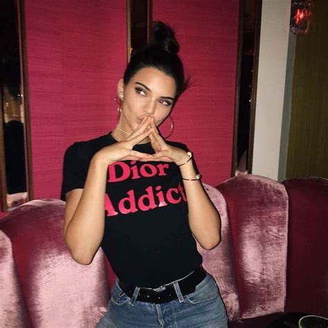 kendall jenner dior addict